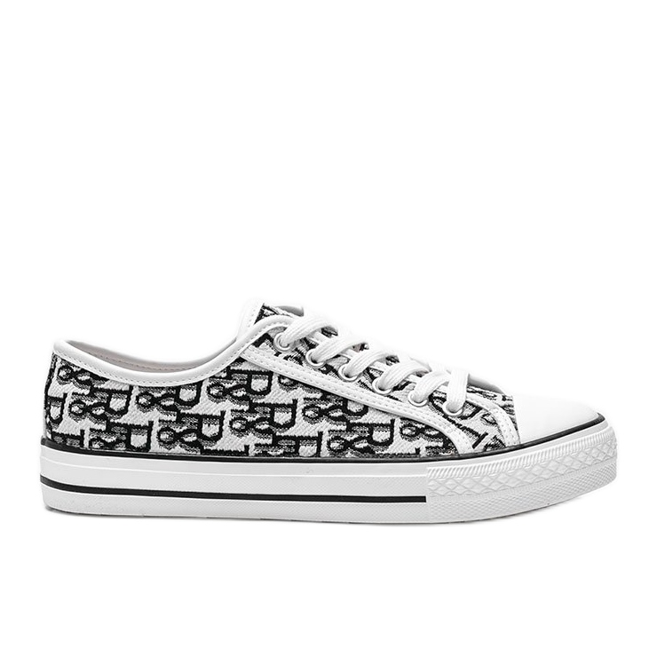 Sneakers bianche e nere da donna Rimmie bianca