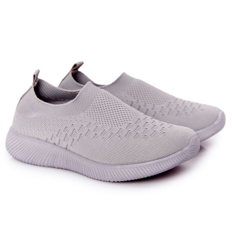 EVE Scarpe sportive per bambini Slip-On Grey School Trip grigio