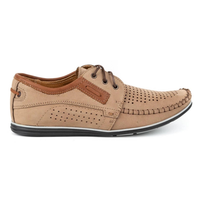 Olivier Mocassini uomo in pelle 4228 beige