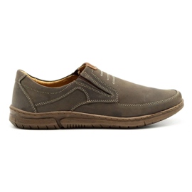 Olivier Scarpe slip-on da uomo 7053 marrone