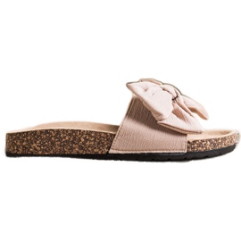 SHELOVET Pantofole Con Fiocco rosa