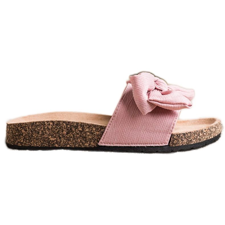 SHELOVET Pantofole Con Fiocco rosa