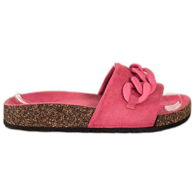 SHELOVET Pantofole alla moda con ornamento rosa