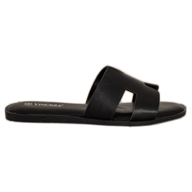 Pantofole casual nere VINCEZA nero