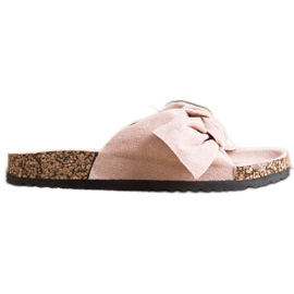 Comode pantofole casual VINCEZA rosa