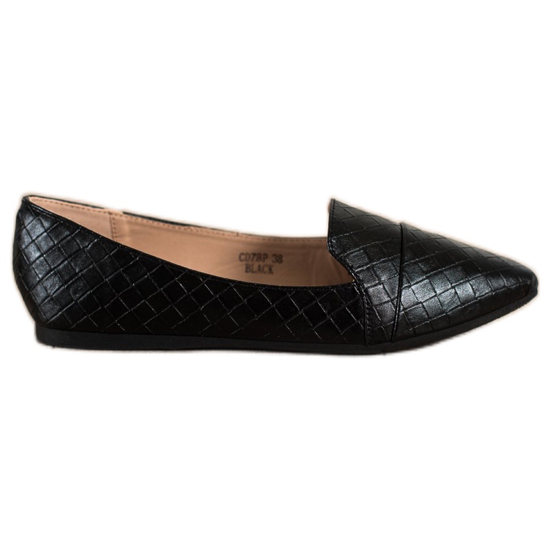 Seastar Ballerine alla moda con ecopelle nero