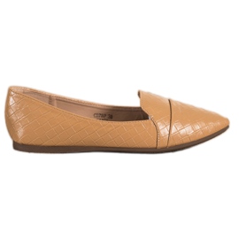 Seastar Ballerine alla moda con ecopelle marrone