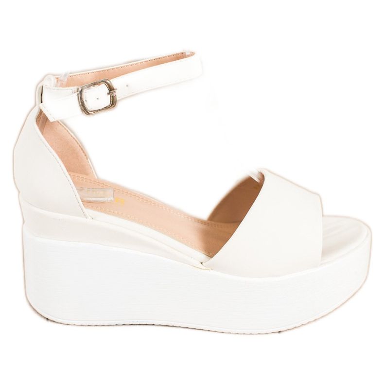 Comer Sandali leggeri sulla piattaforma bianca