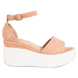 Comer Sandali leggeri sulla piattaforma beige