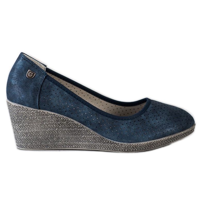 Goodin Pompe con zeppa leggera blu navy blu