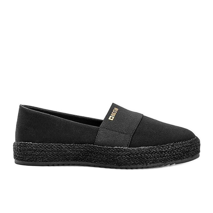 Espadrillas nere Big Star BeShi da donna nero