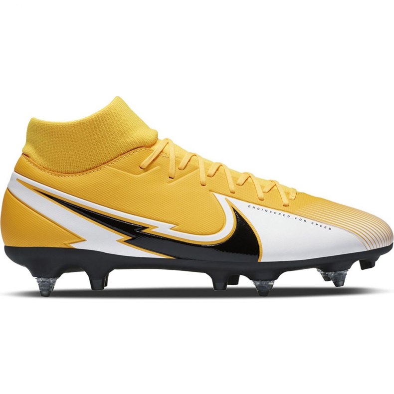Nike Mercurial Superfly 7 Academy Sg Pro Ac M BQ9141 801 scarpa da calcio multicolore giallo