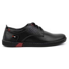 Olivier Scarpe casual da uomo 302GT nere nero