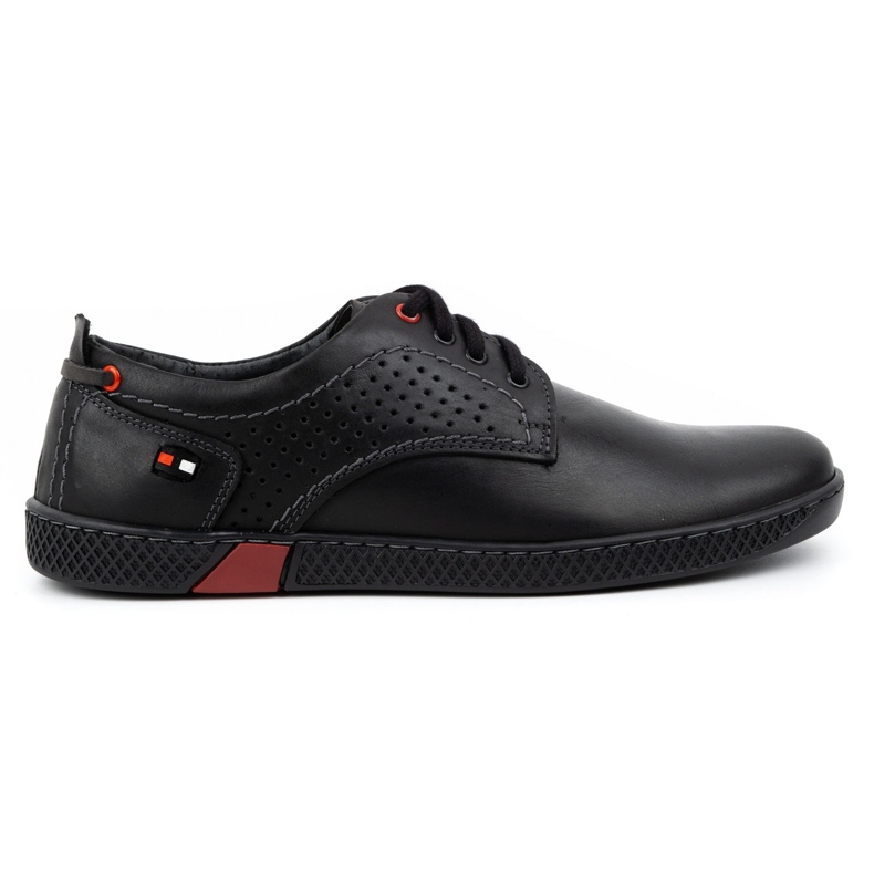 Olivier Scarpe casual da uomo 302GT nere nero