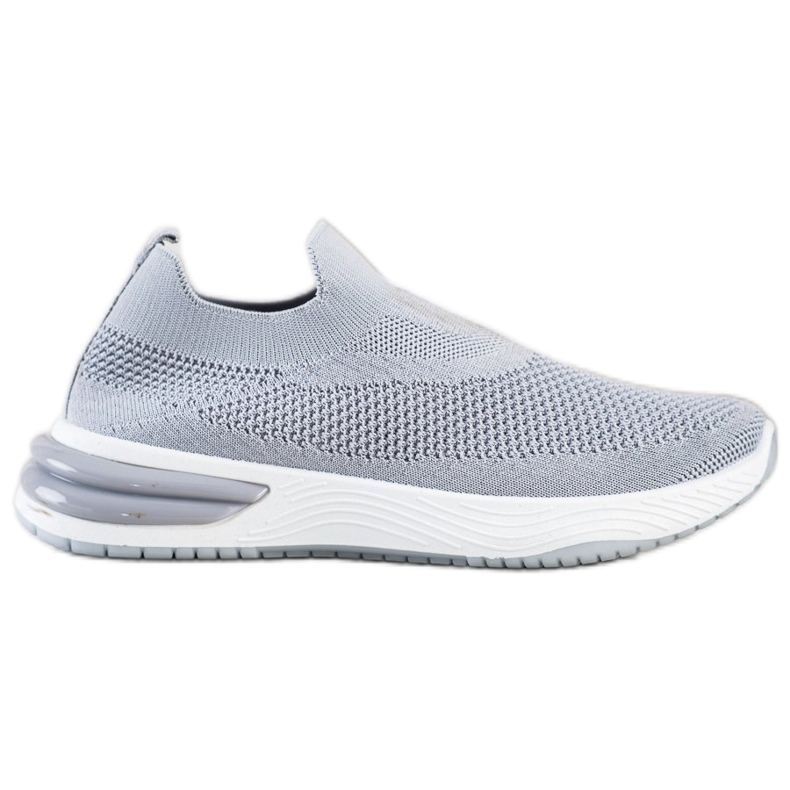 SHELOVET Scarpe da ginnastica senza lacci grigio