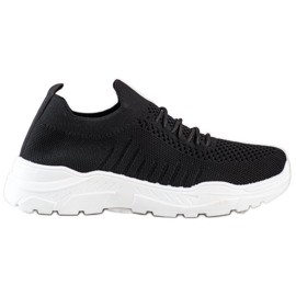 Sweet Shoes Scarpe da ginnastica casual senza lacci nero