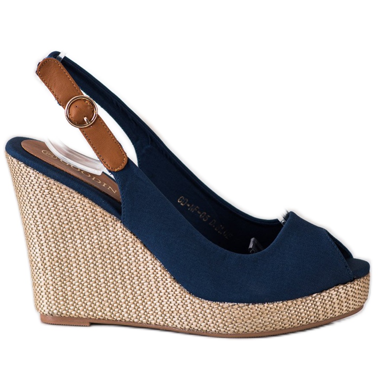 Goodin Sandali con tacco alto blu navy blu