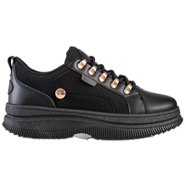 SHELOVET Sneakers nere sulla piattaforma nero