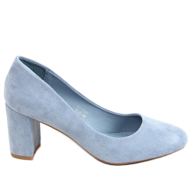 Décolleté punta tonda blu LL-239P Blue