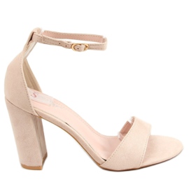 Sandali sul palo beige TU132P Beige
