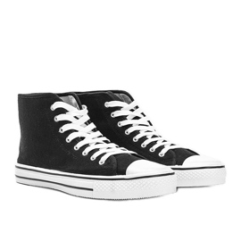 Sneakers nere da uomo Gin alla caviglia nero