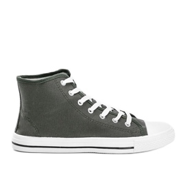 Sneakers uomo verde kaki con caviglia Gin cachi