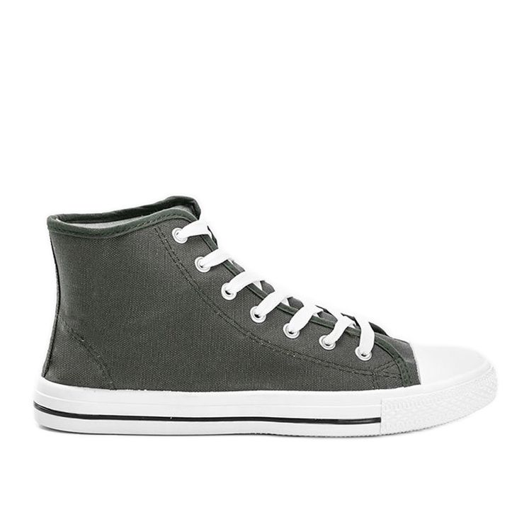 Sneakers uomo verde kaki con caviglia Gin cachi