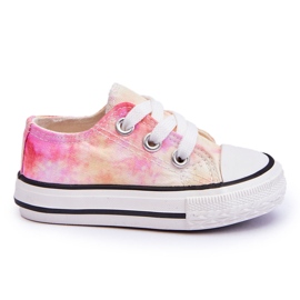 Sneakers Classiche Per Bambini Con Effetto Tie-Dye Simba bianca