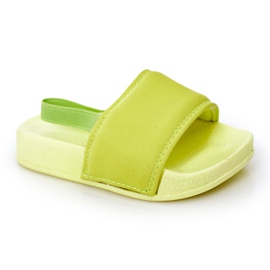 FR1 Pantofole in gomma per bambini Lime Lime Swimmer verde
