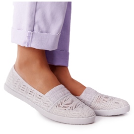 Sneakers Chillout grigie slip-on traforate grigio
