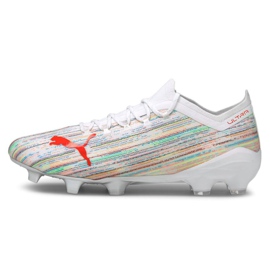 Scarpe da calcio Puma Ultra 1.2 Fg / Ag M 106299-04 multicolore bianco