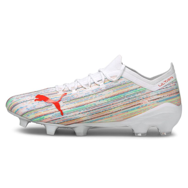 Scarpe da calcio Puma Ultra 1.2 Fg / Ag M 106299-04 multicolore bianca