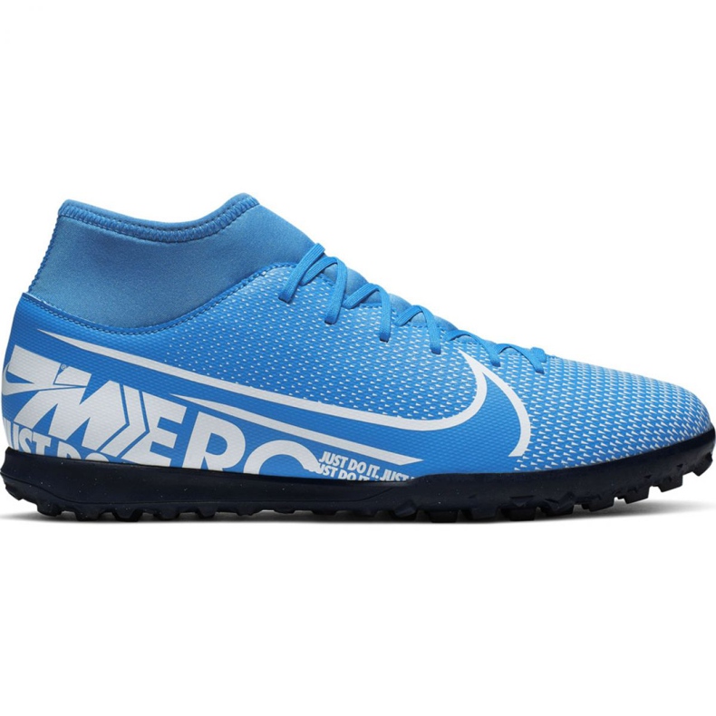 Nike Mercurial Superfly 7 Club Tf Jr AT8156 414 scarpe da calcio multicolore blu