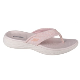 Infradito Skechers On the Go 600-Sunbathe W 140000-LTPK nero rosa