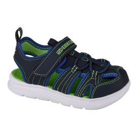 Sandalo Skechers C-Flex 2.0 Heat Blast Jr 400041N-NVLM nero blu navy