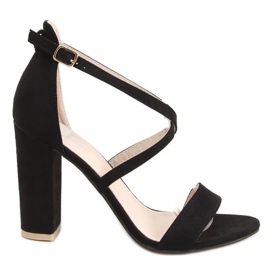 Sandali neri sul post GG-88P Black nero