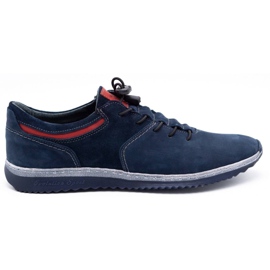 Olivier Scarpe casual da uomo 7062 blu navy