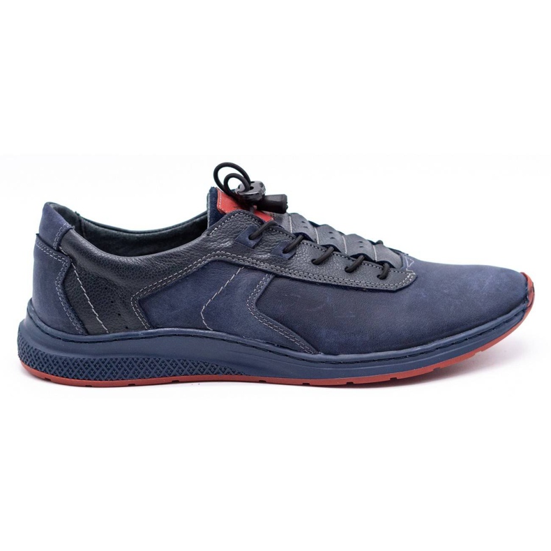 Olivier Scarpe sportive da uomo 7075 blu navy