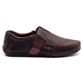 Mario Pala Mocassini in pelle maschile 834 marrone