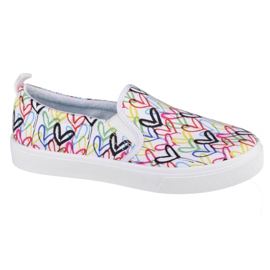 Skechers Poppy Drippin Love W 155503-WMLT bianco nero blu rosa multicolore verde giallo