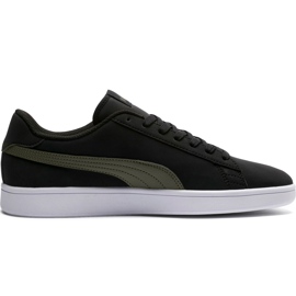 Scarpe da uomo Puma Smash v2 Buck nere 365160 05 nero cachi