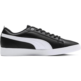 Scarpe da donna Puma Smash Wns v2 L nere 365208 02 bianca nero