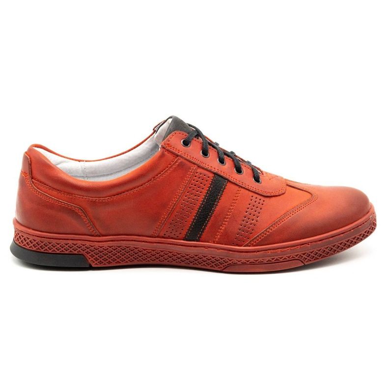 Joker Scarpe casual da uomo in pelle S21 / 2 rosse rosso