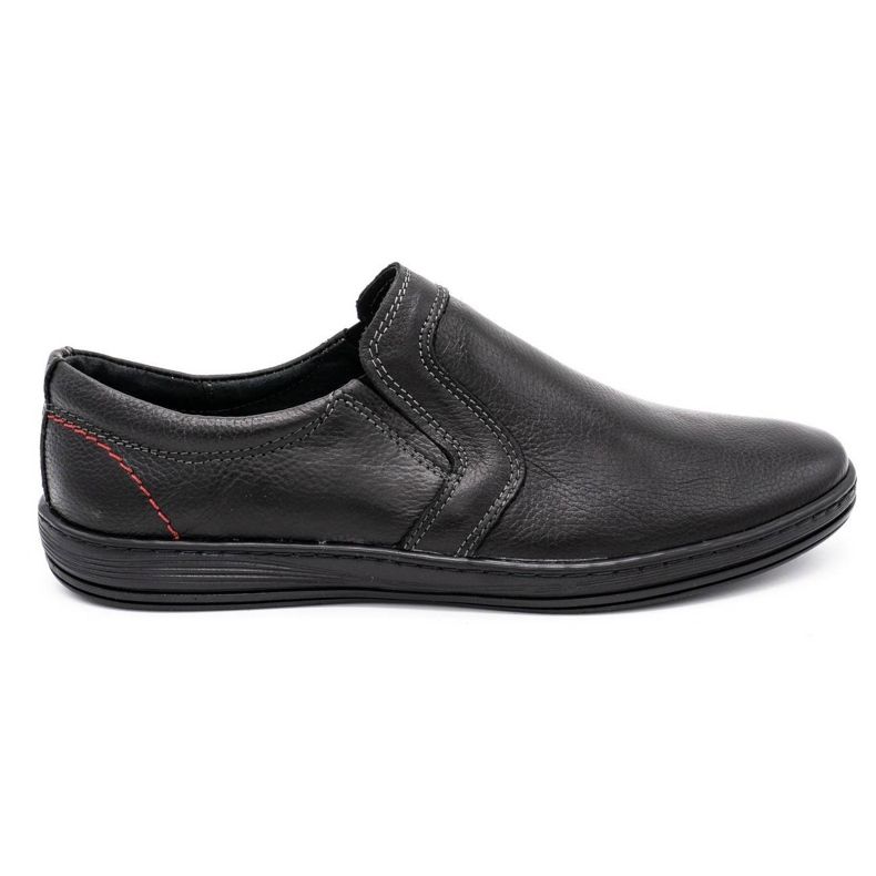 Olivier Mocassini da uomo in pelle 708MP nero