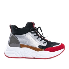 Sneakers nere su una spessa suola Cassadi multicolore