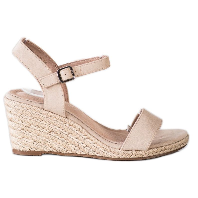Sandali Classici Con Zeppa VINCEZA beige
