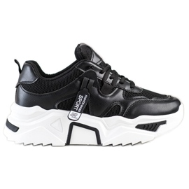 Sweet Shoes Scarpe da ginnastica alla moda sportiva nero