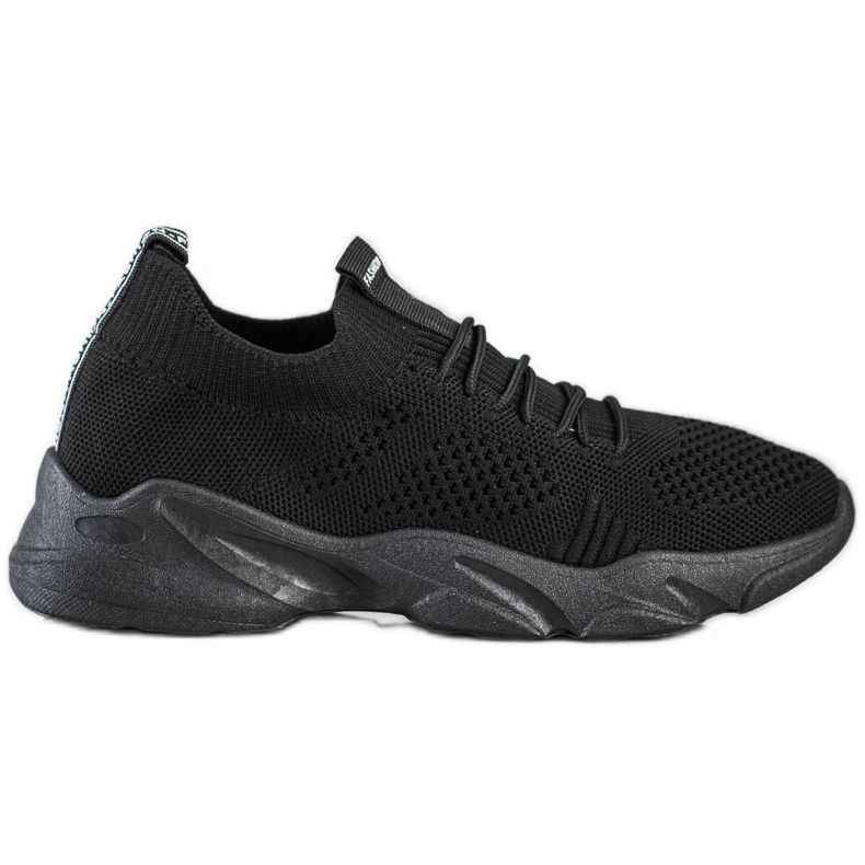 SHELOVET Scarpe sportive slip-on nero