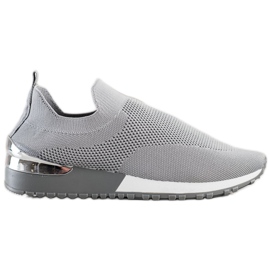 Renda Sneakers traforate grigie grigio