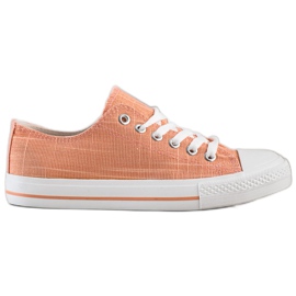 SHELOVET Scarpe da ginnastica arancia